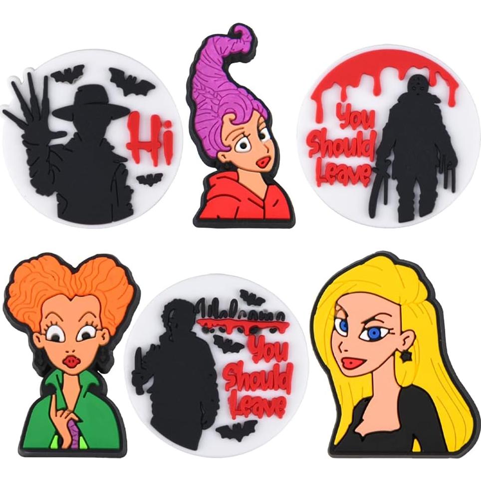 Charms de Zapatos QYSEOFON - Lote de 50 Piezas PVC