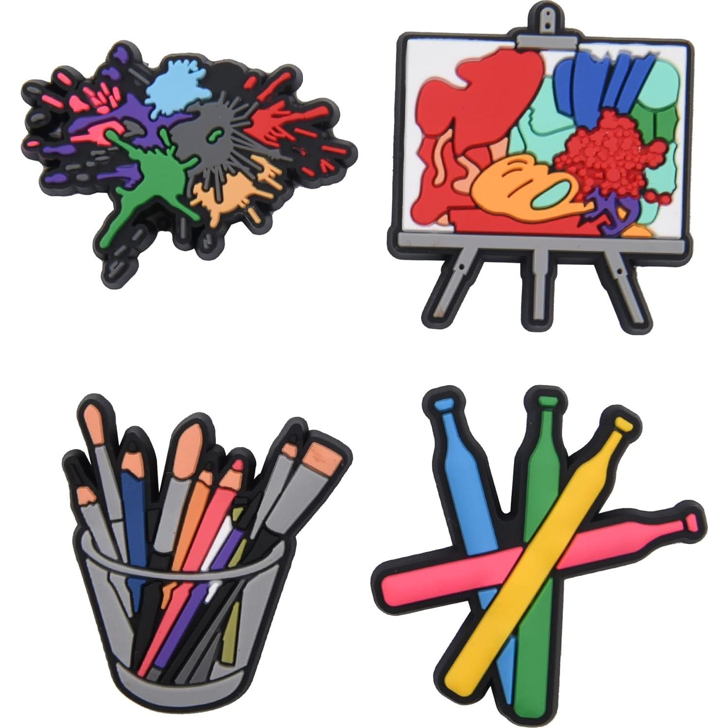 Charms de Zapatos QYSEOFON - Lote de 50 Piezas PVC