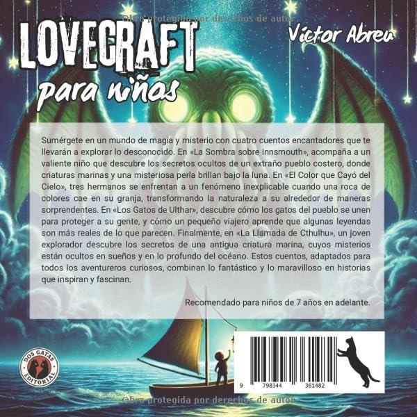 Lovecraft para niños: Historias de terror adaptadas (Spanish Edition)
