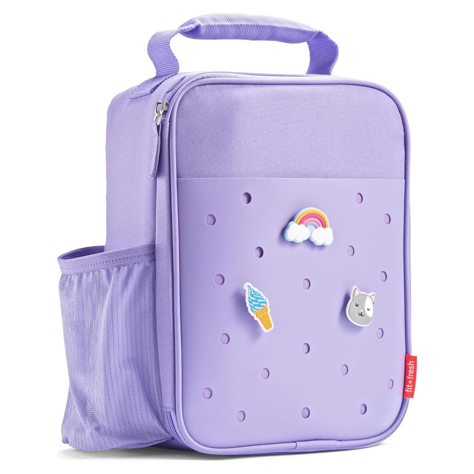 Bolsa de Almuerzo Térmica Fit & Fresh para Niños Púrpura