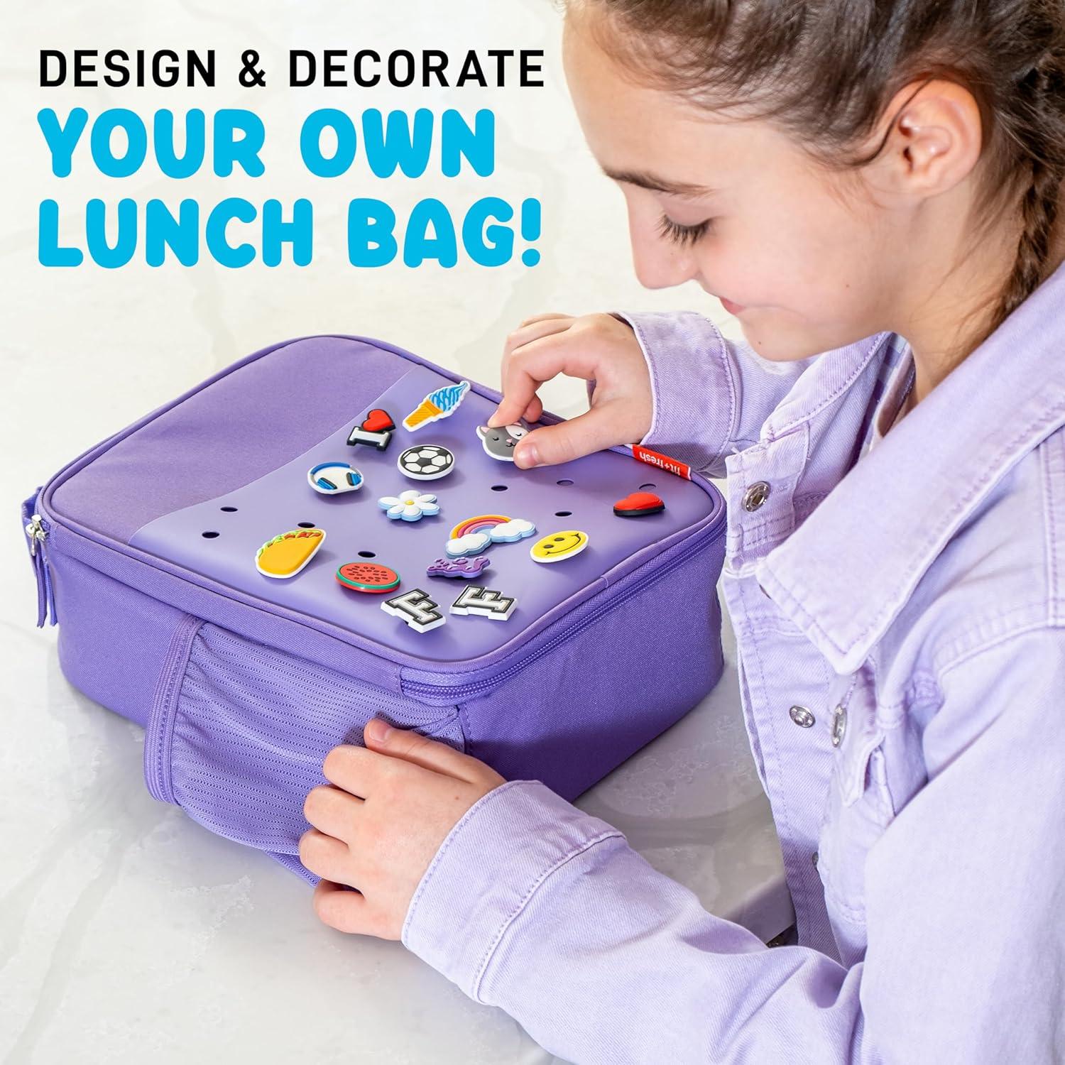 Bolsa de Almuerzo Térmica Fit & Fresh para Niños Púrpura
