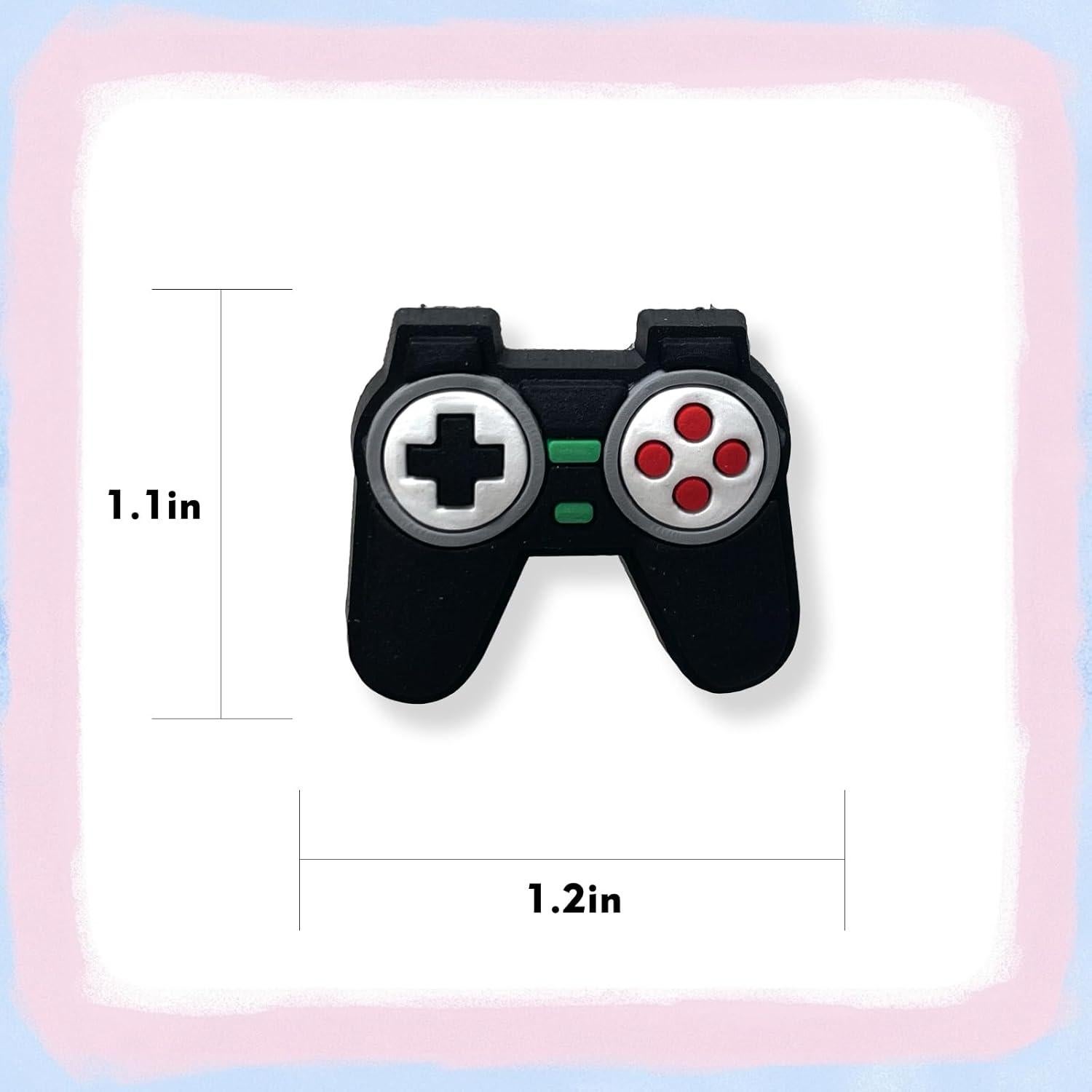 Gamed Shoe Charms for Croc Clogs Decoration, Play Game Shoe Decoration for Adults Teen