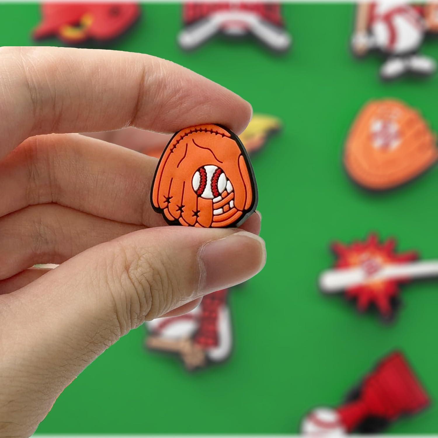 Accesorios para Zapatos Clog YLOKO 9 Pzs Deportes Béisbol