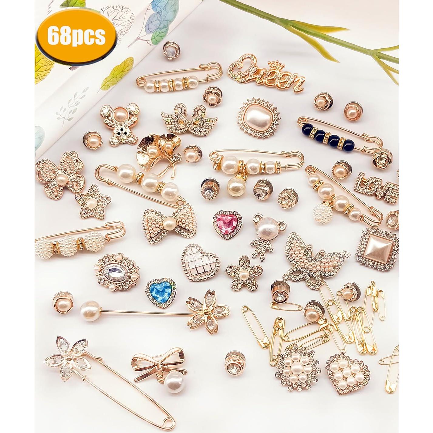 68 Charms para Calcetines y Zapatos - Decoración Brillante