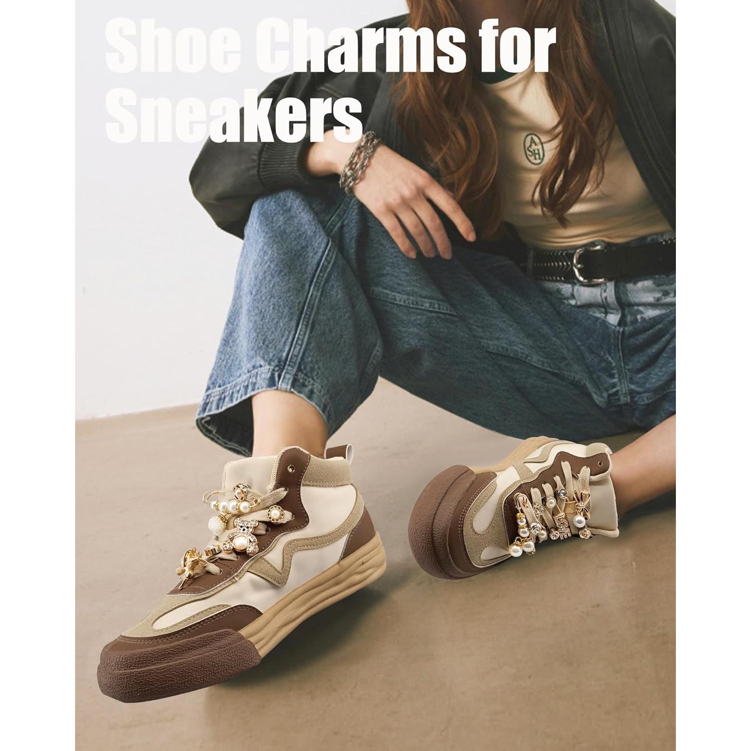 68 Charms para Calcetines y Zapatos - Decoración Brillante