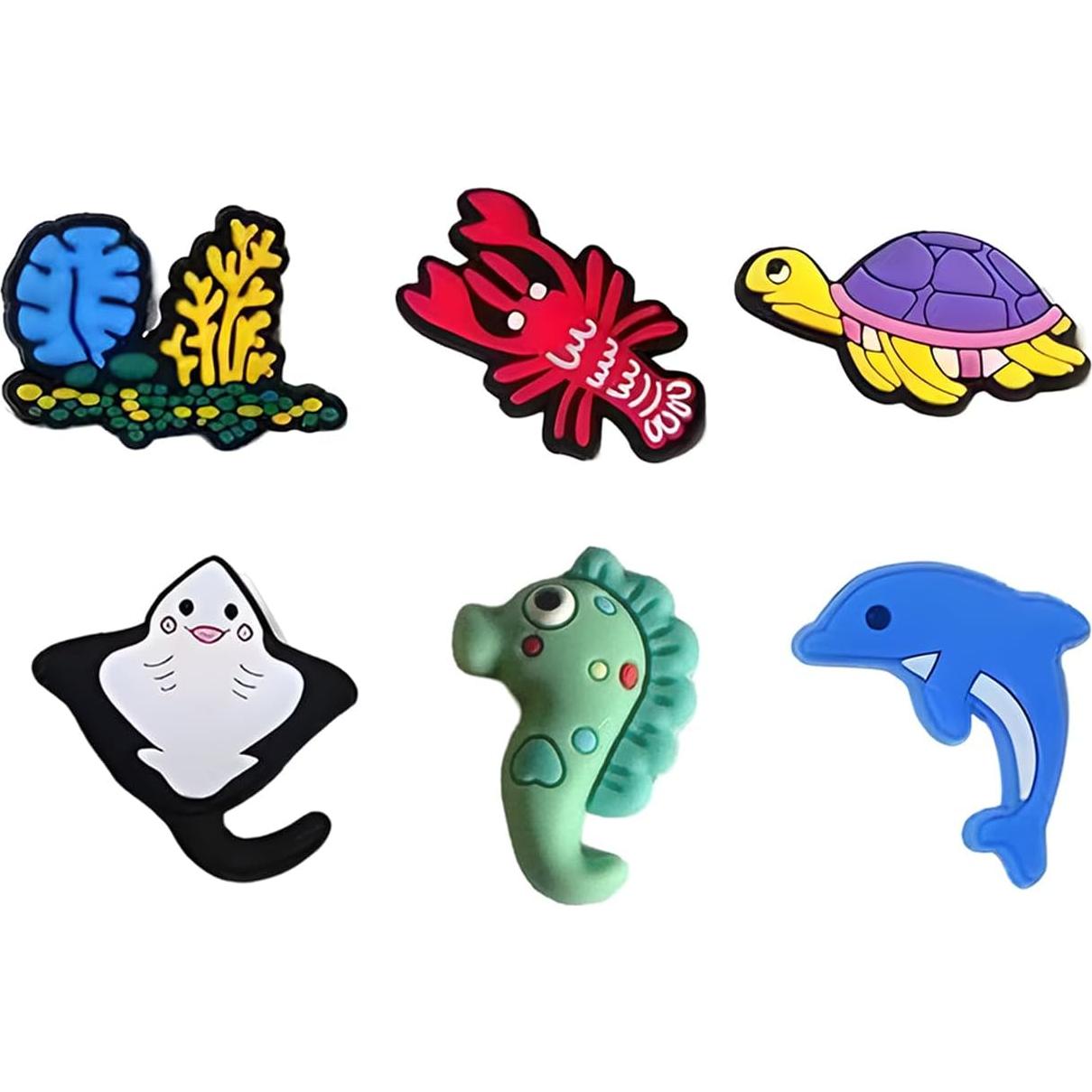 Encantos de Zapatos BOWNDY Animales Marinos para Clog