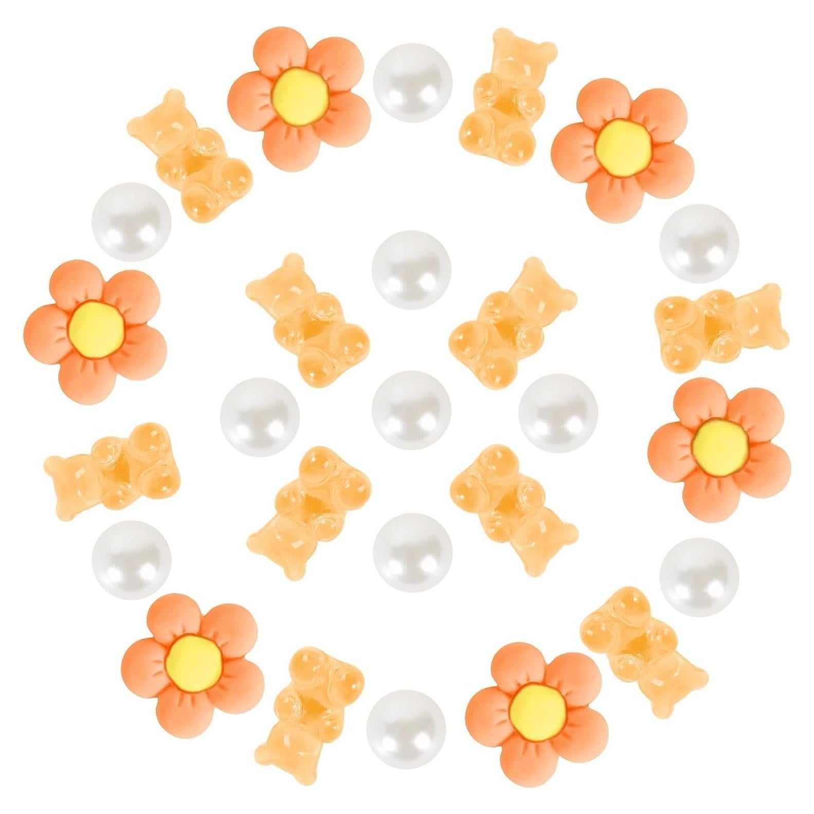 Encantos para Zapatos de Mujer WharFlag - 27 Piezas Coloridas