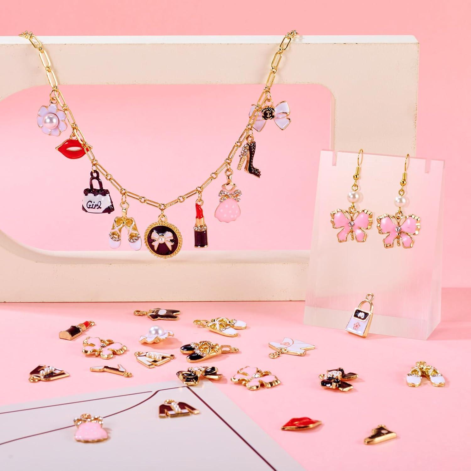 40 Encantos de Esmalte Cheriswelry para Joyería DIY - Moda