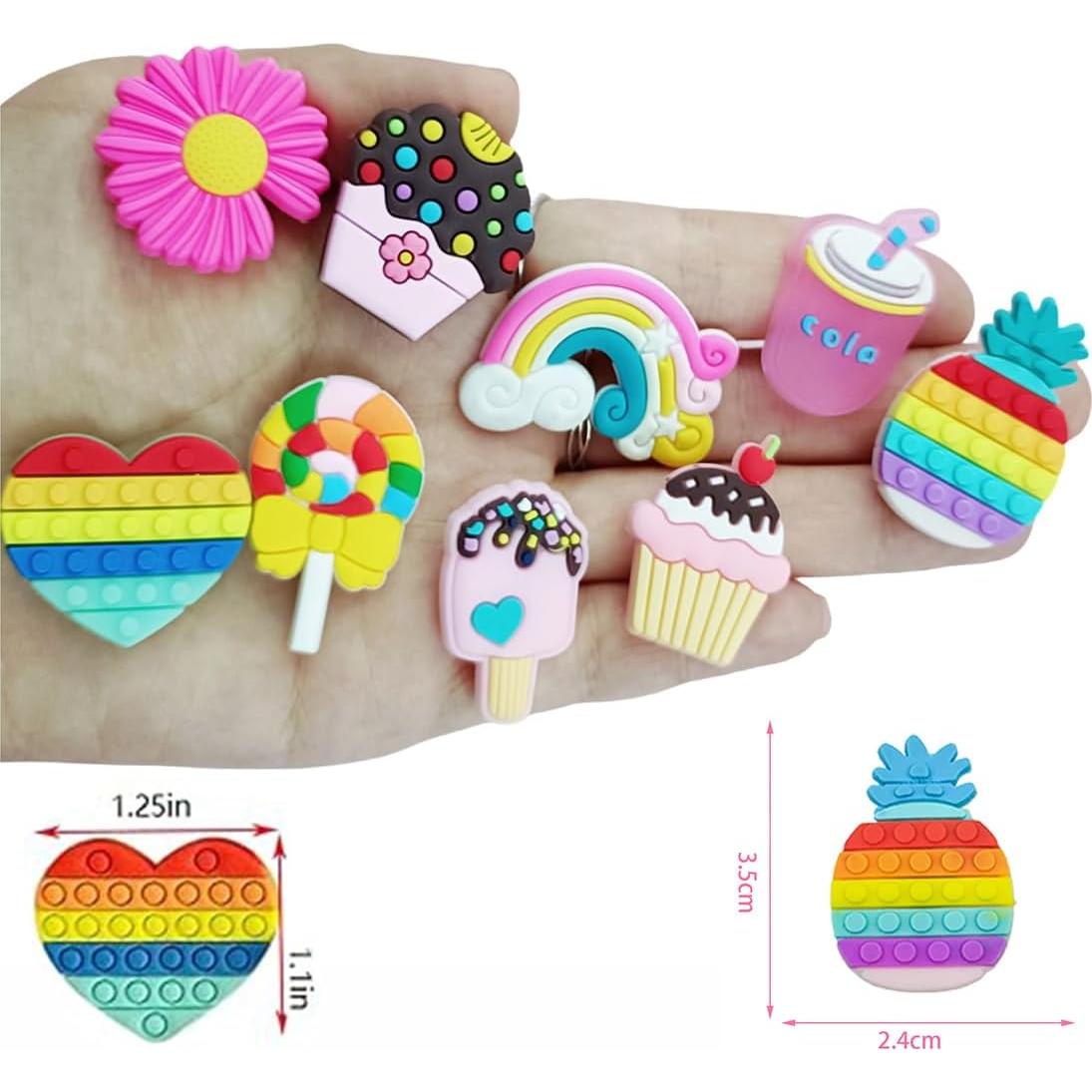 37 Encantos para Zapatos Varazz - Decoración Niñas y Adolescentes