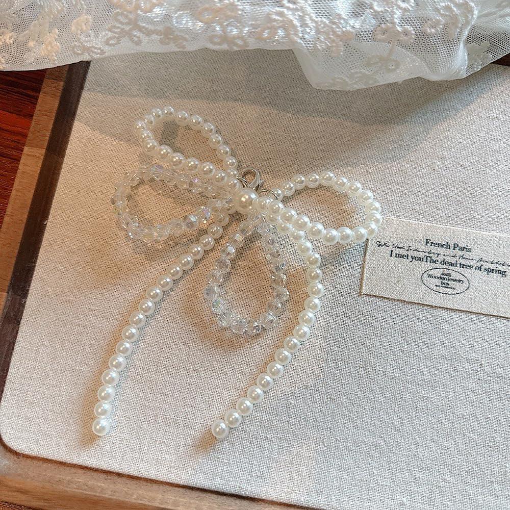 Encantos de Zapato con Lazos de Perlas Liu Jun - 2 Pcs