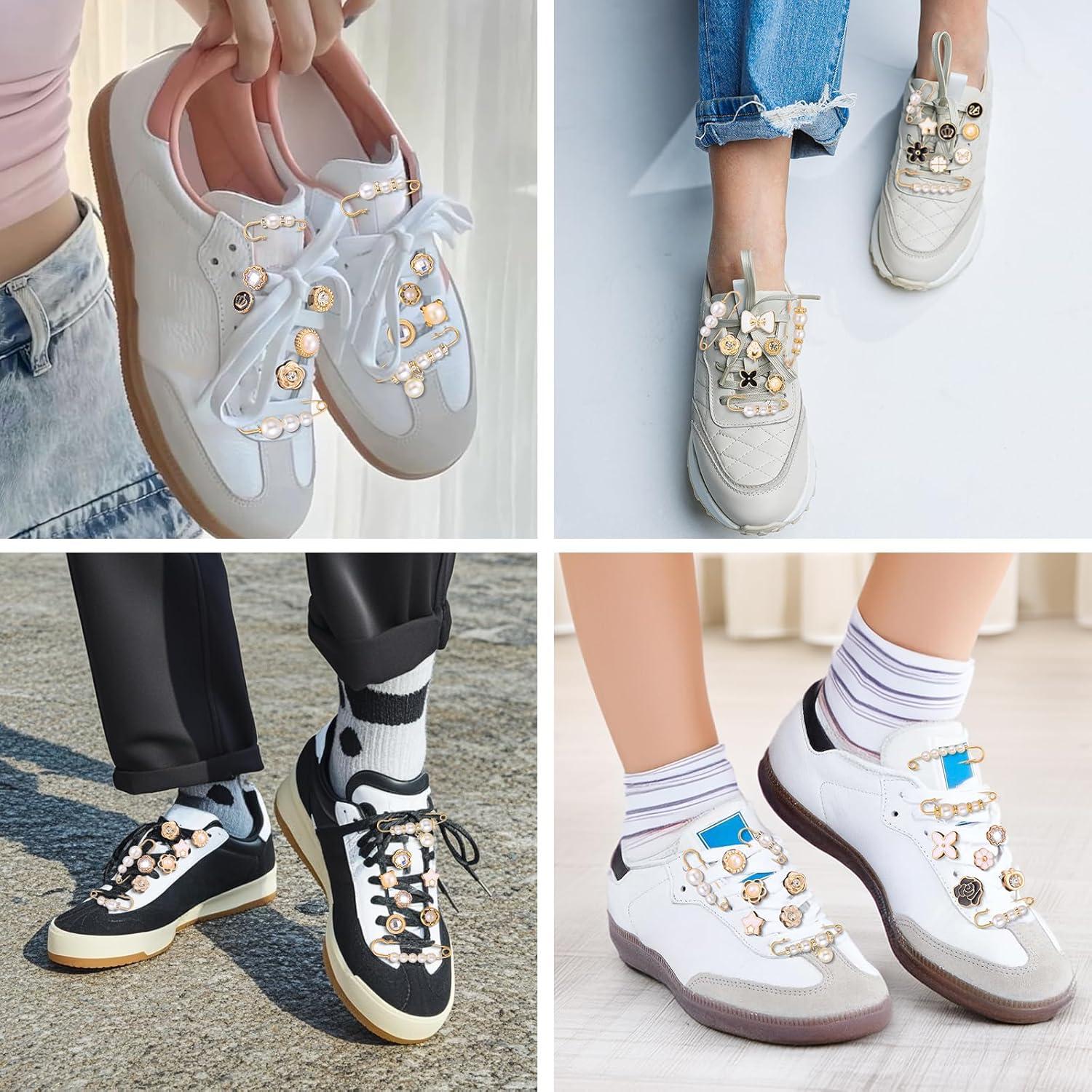 Encantos para Zapatos AIERSA - Set de 106 Pins Elegantes