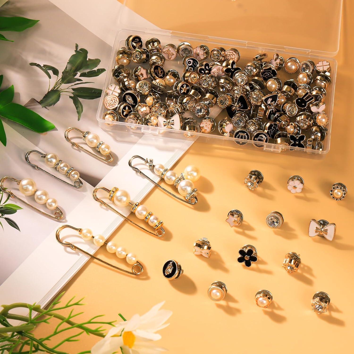 Encantos para Zapatos AIERSA - Set de 106 Pins Elegantes