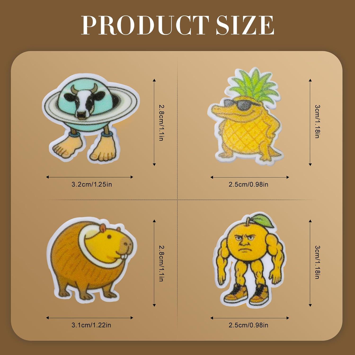 Encantos para Zapatos Niños Niñas 4-9 Años Marrón Mar Montaña