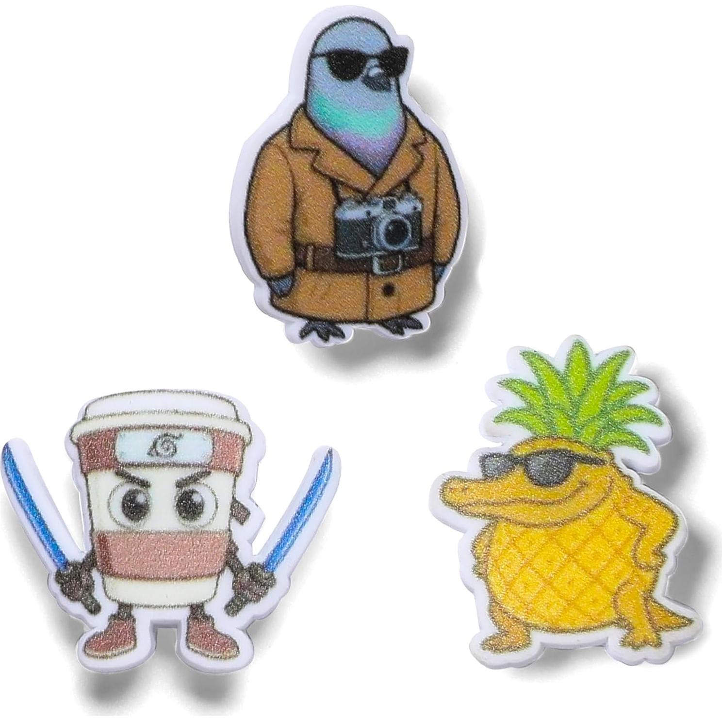 Encantos para Zapatos Niños Niñas 4-9 Años Marrón Mar Montaña