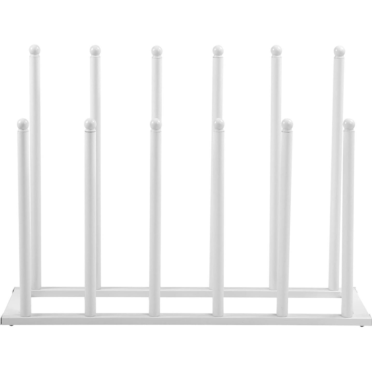 Organizador de Botas y Zapatos MyGift Metal Blanco 6 Pares