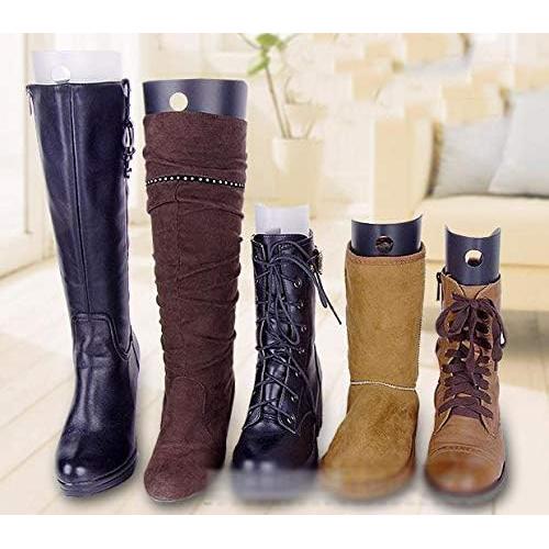 XINGZI 2Pair (4PCS) Boot Shaper Form Inserts Tall Boot Support Shape Shoe Tree Boot Shaper Knee High Shoes Boot Holder 18" Height