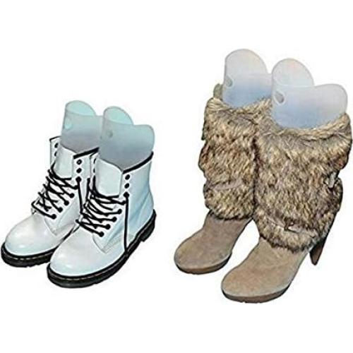 XINGZI 2Pair (4PCS) Boot Shaper Form Inserts Tall Boot Support Shape Shoe Tree Boot Shaper Knee High Shoes Boot Holder 18" Height