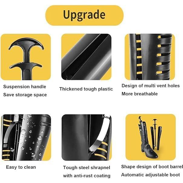 Soporte para Botas Altas Witrutty 41 cm Negro - 1 Par