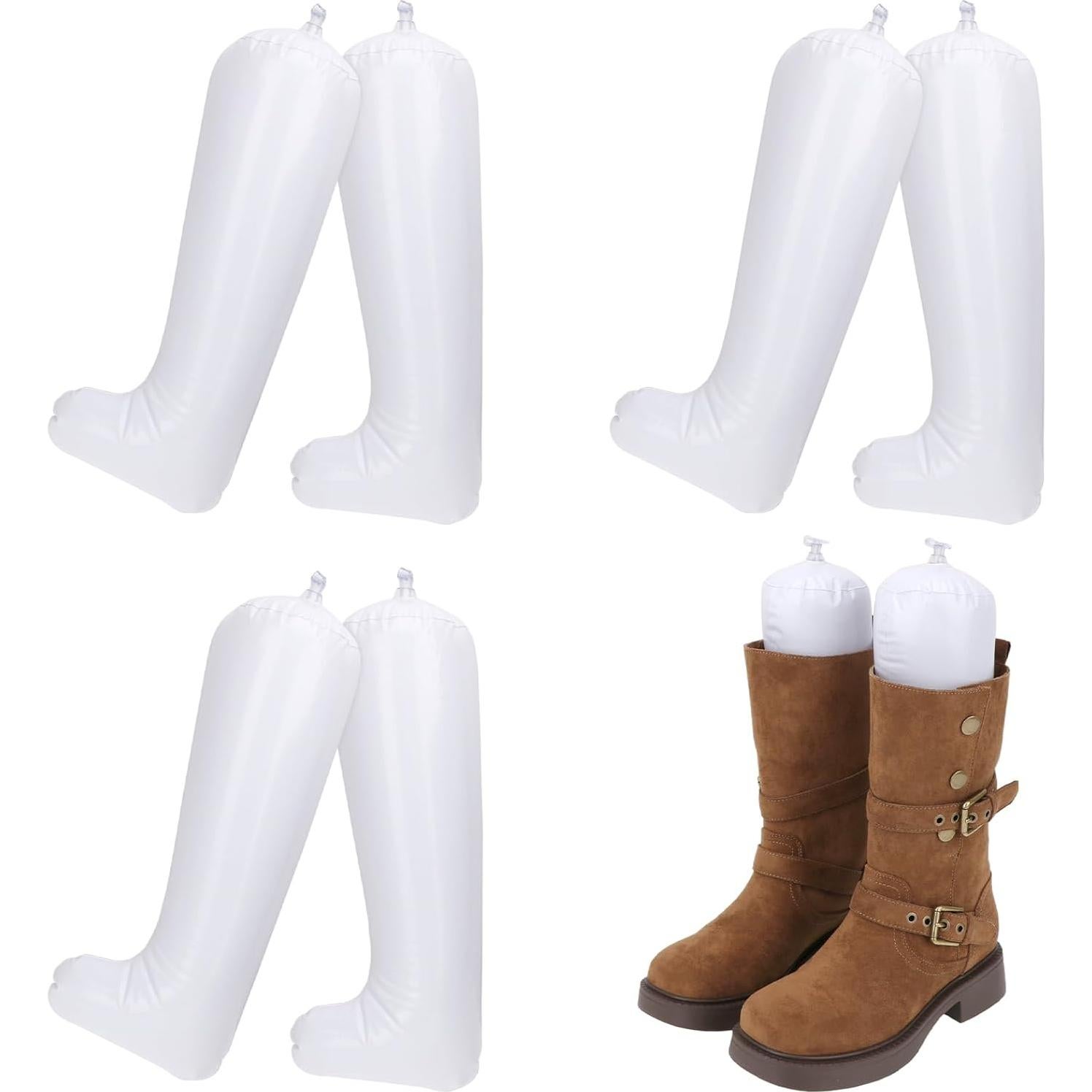 Formadores de Botas Inflables Kilofly - 3 Pares Blancos