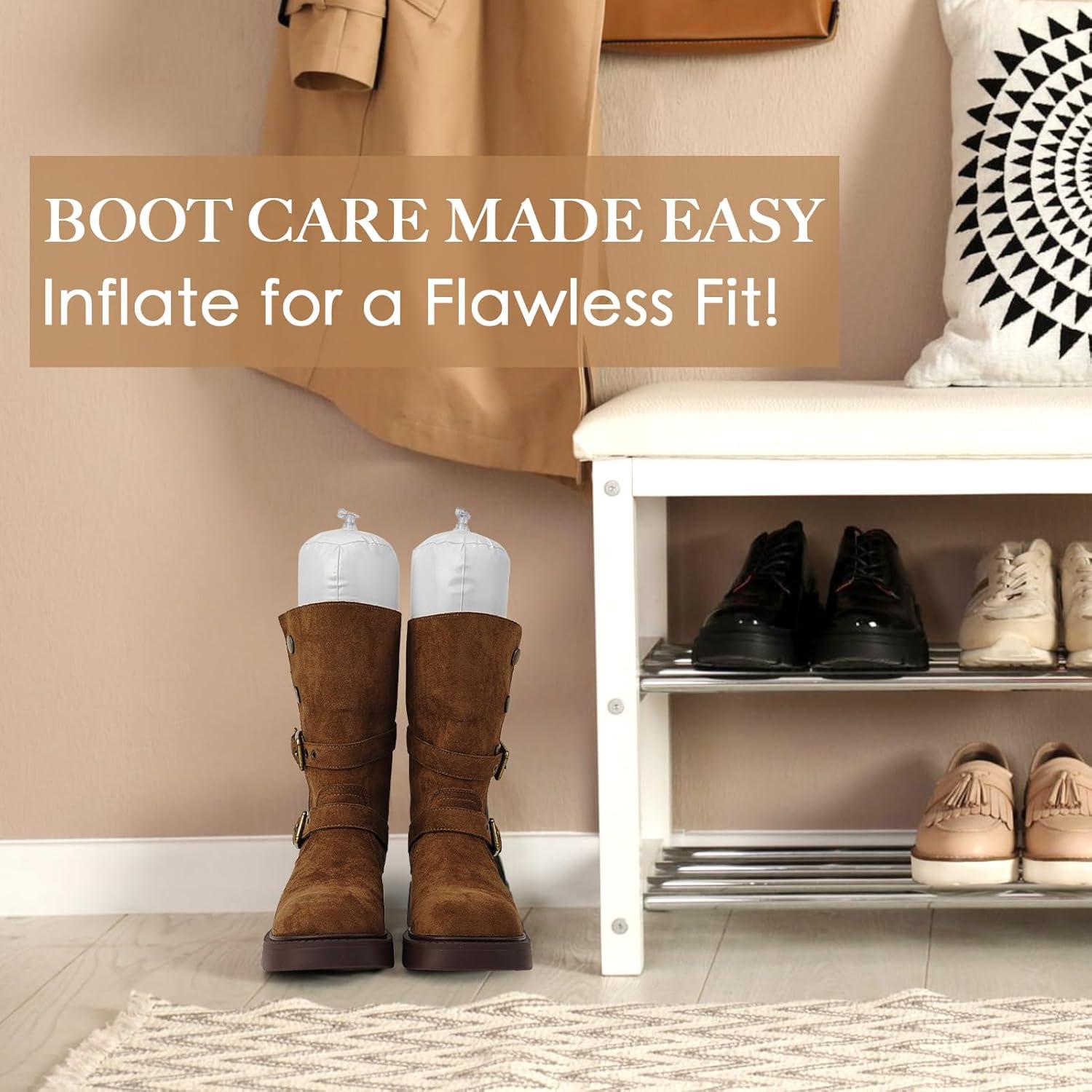 Formadores de Botas Inflables Kilofly - 3 Pares Blancos