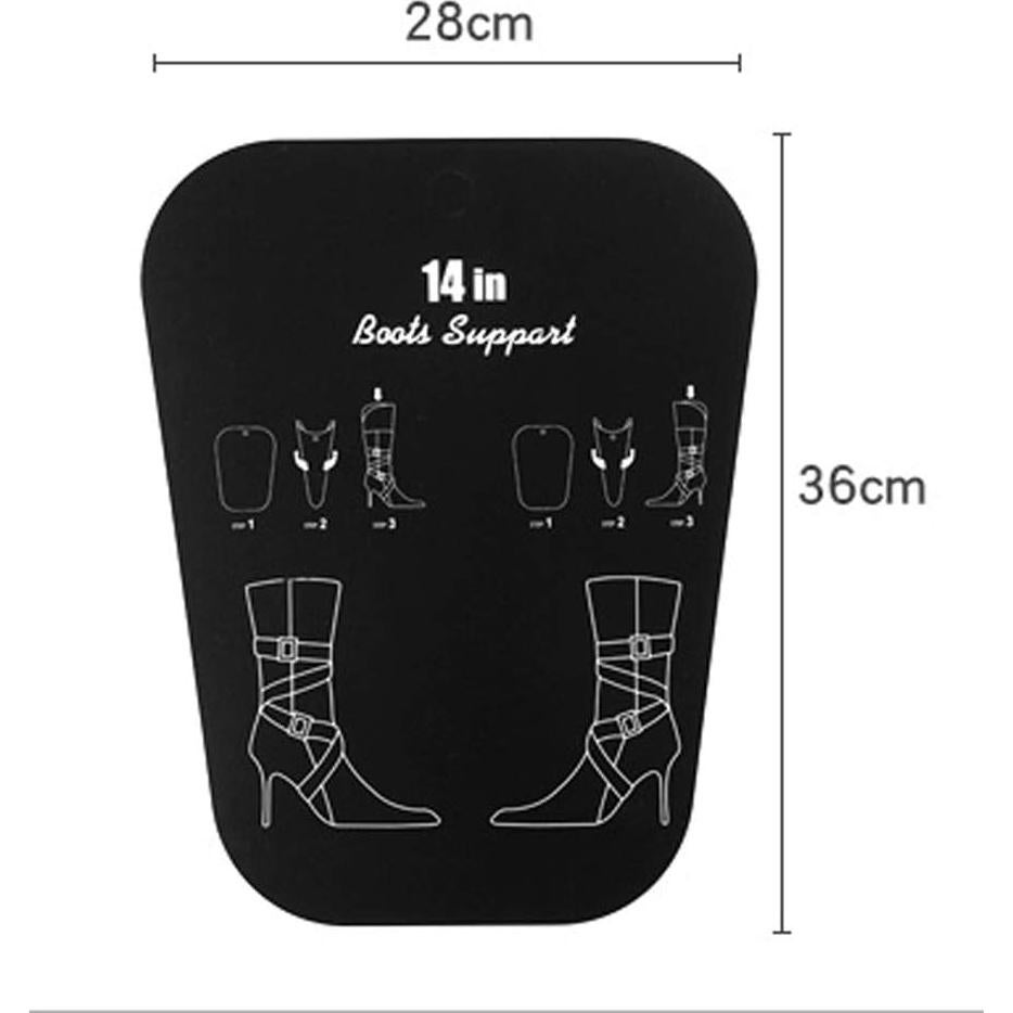 Formadores de Botas de Plástico QUUPY - 2 Pares 35.56 cm