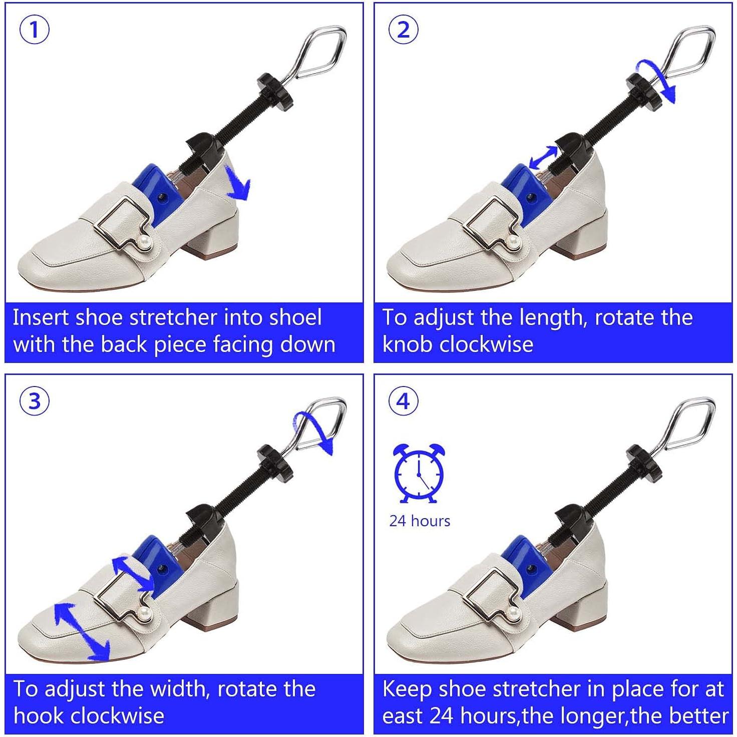 Estirador de Zapatos Profesional Premium 4 Vías con Almohadillas