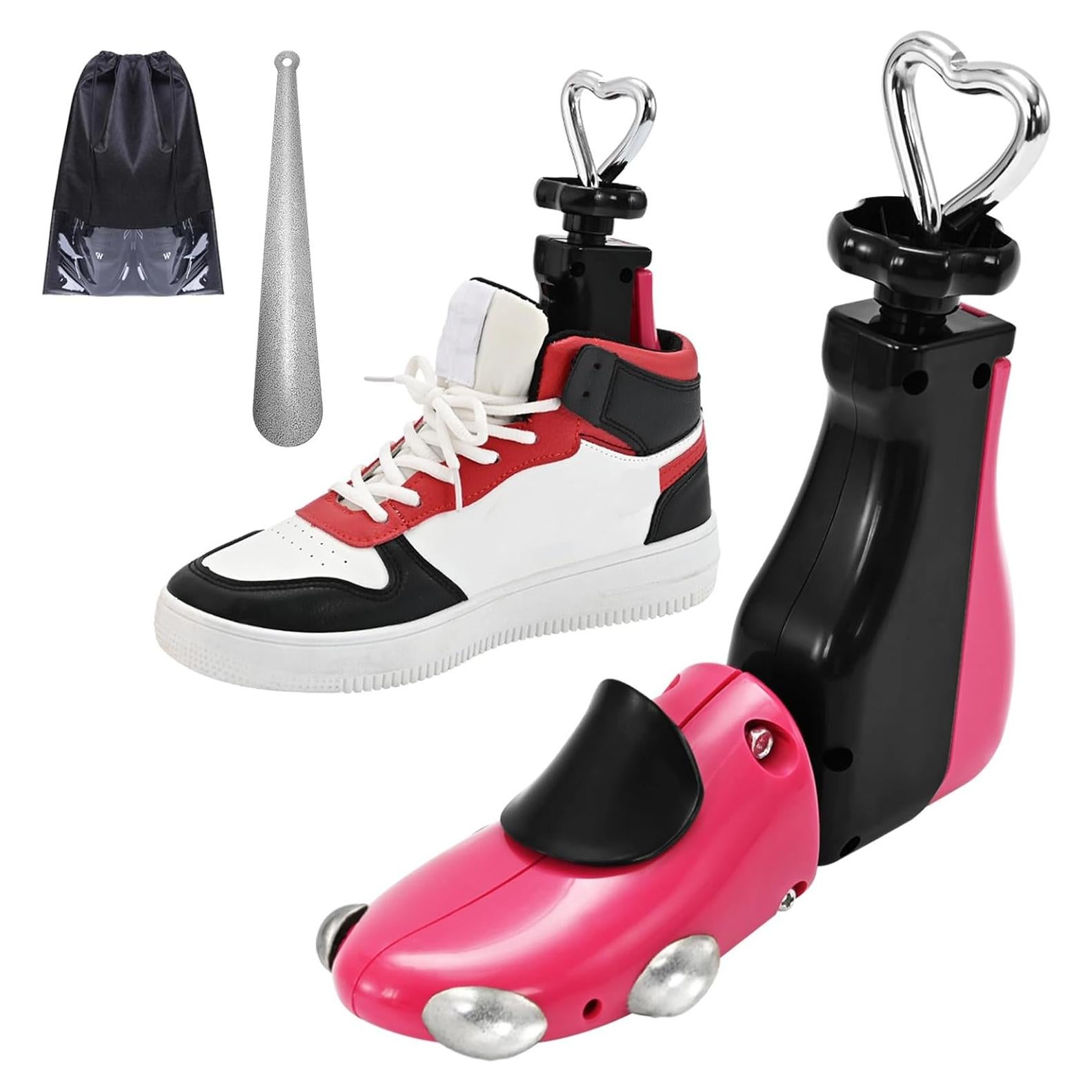 Estirador de Zapatos Unisex 4-Vías con Tapones de Metal