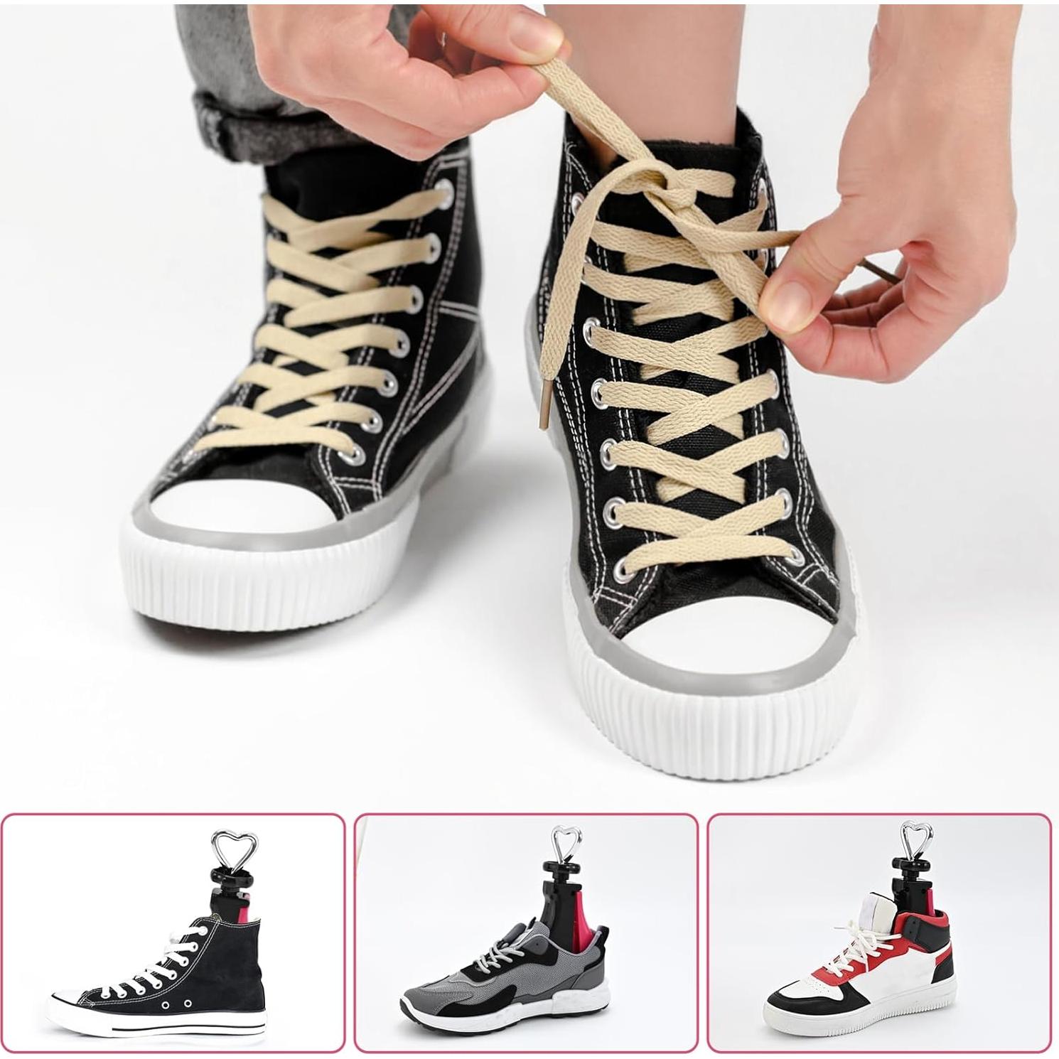 Estirador de Zapatos Unisex 4-Vías con Tapones de Metal