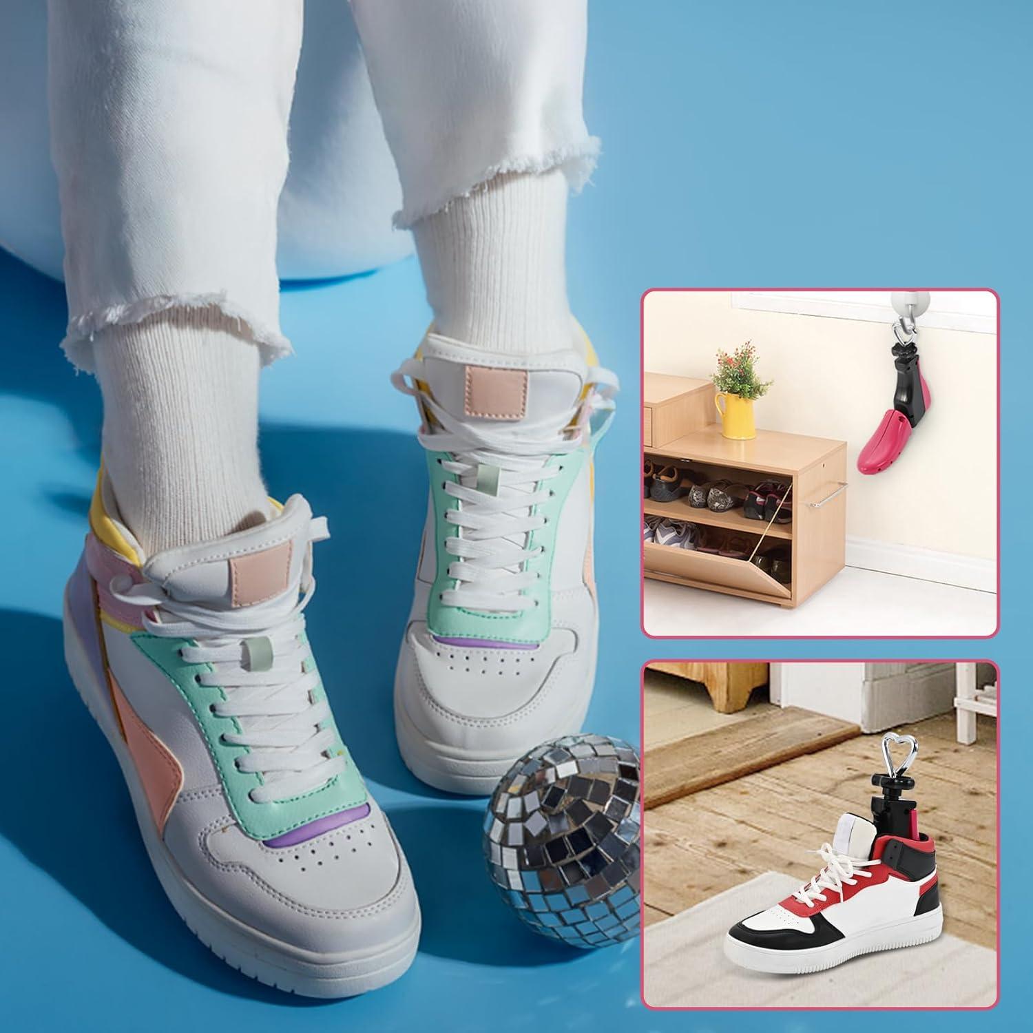 Estirador de Zapatos Unisex 4-Vías con Tapones de Metal