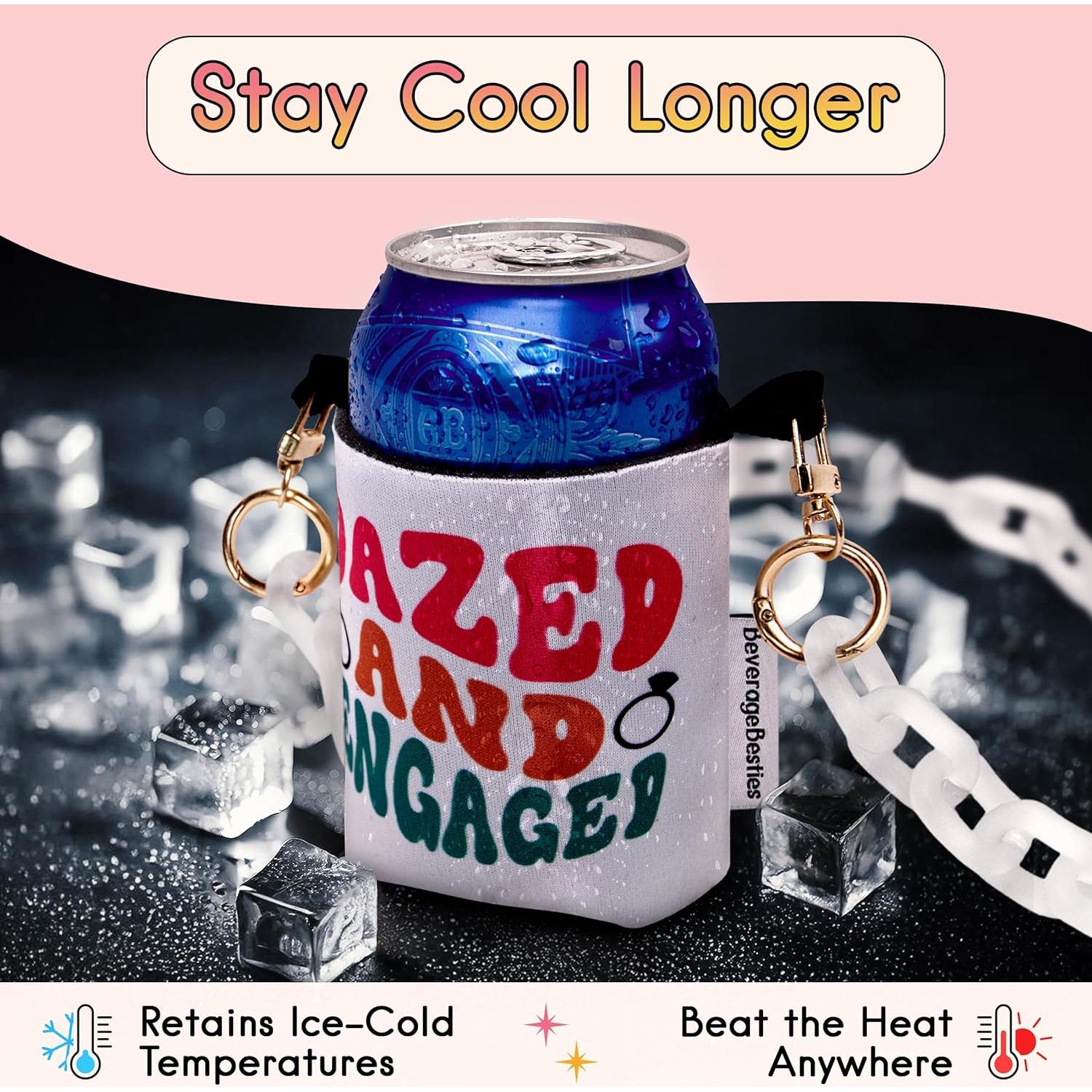 Manga Enfriadora de Neopreno Beverage Besties con Cadena
