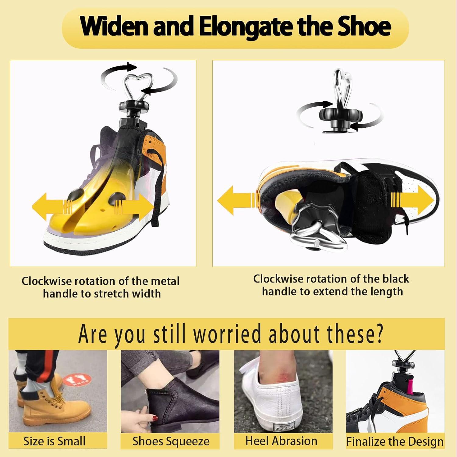 Estirador de Zapatos Ajustable YUYJME para Hombres y Mujeres