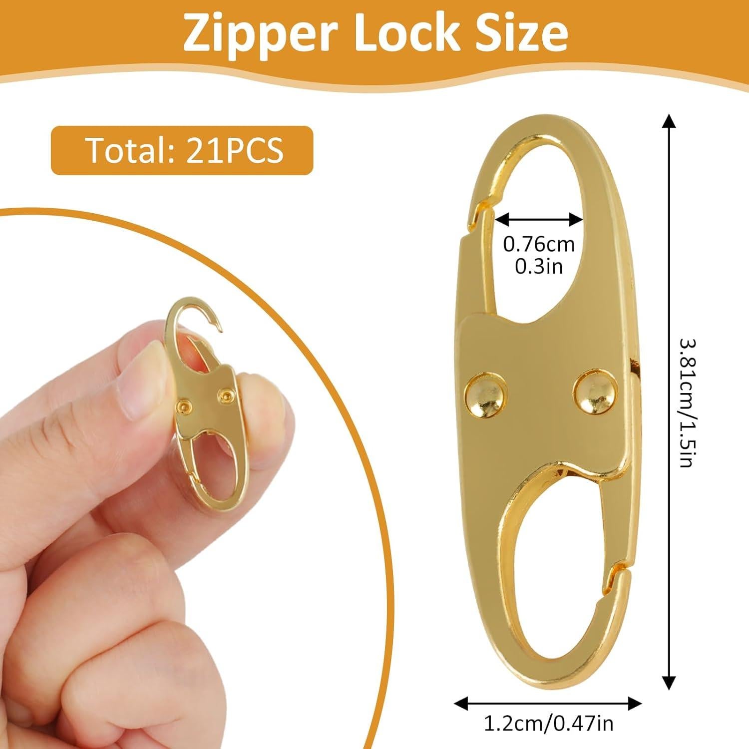 Candado Combinado Antirrobo Phinus 21PCS Dorado para Equipaje