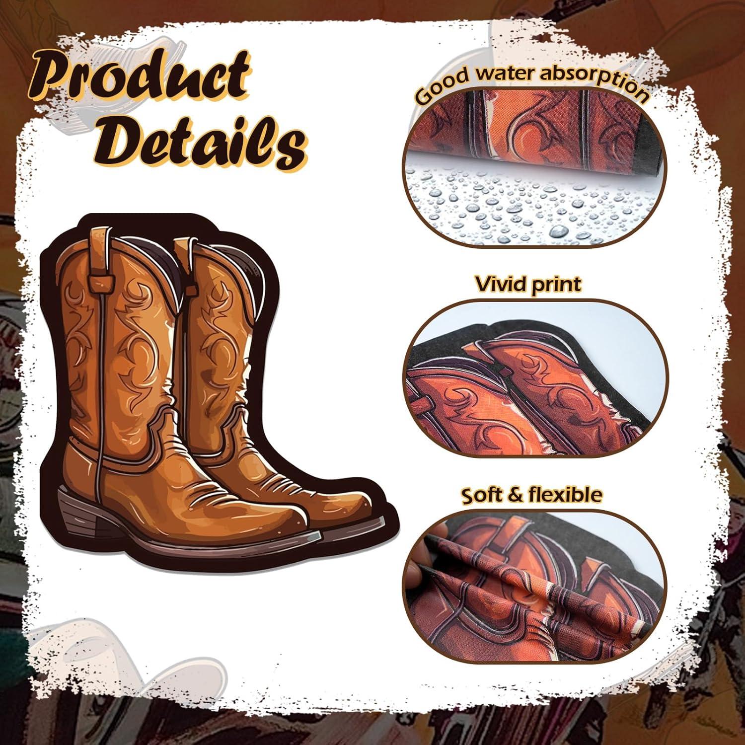 100 Servilletas de Papel Western Bota Cowboy 32x32 cm