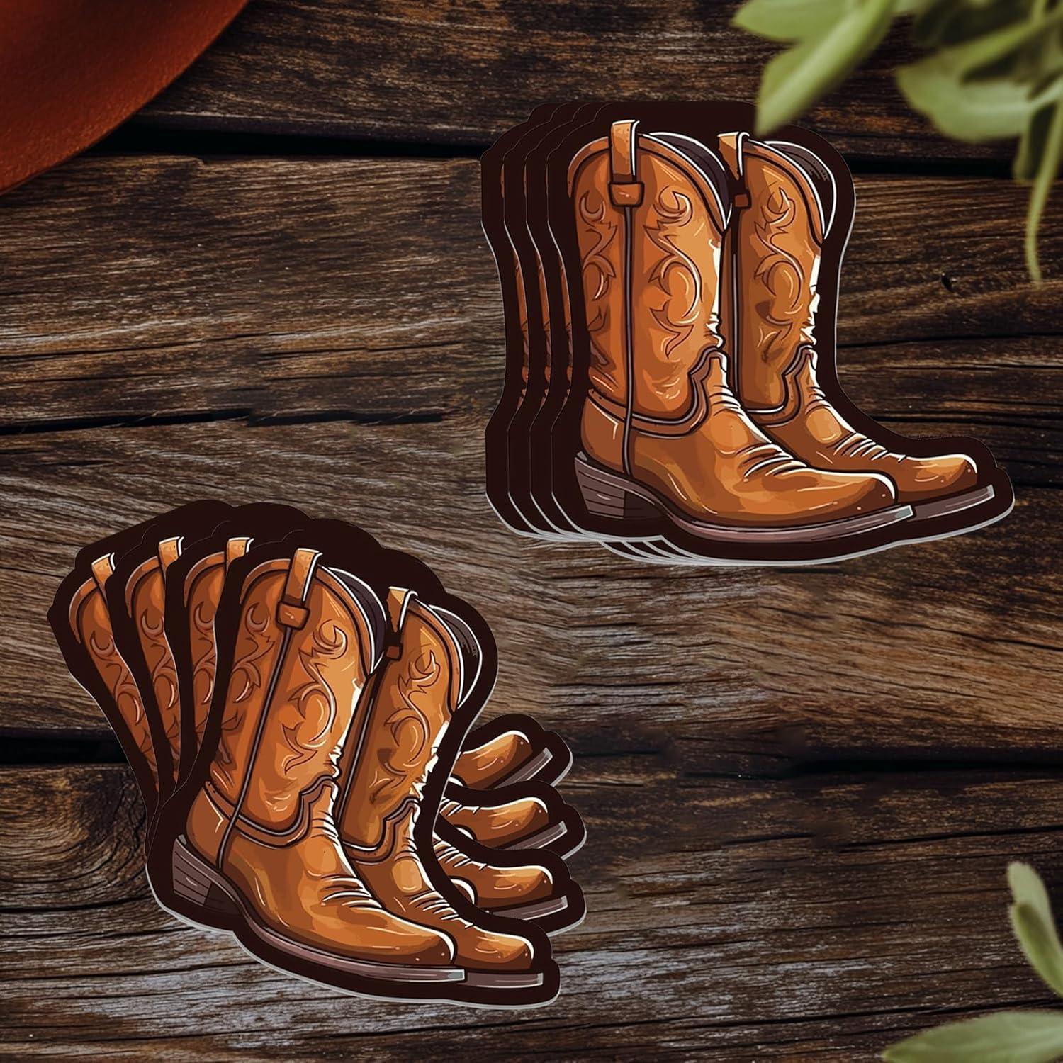 100 Servilletas de Papel Western Bota Cowboy 32x32 cm