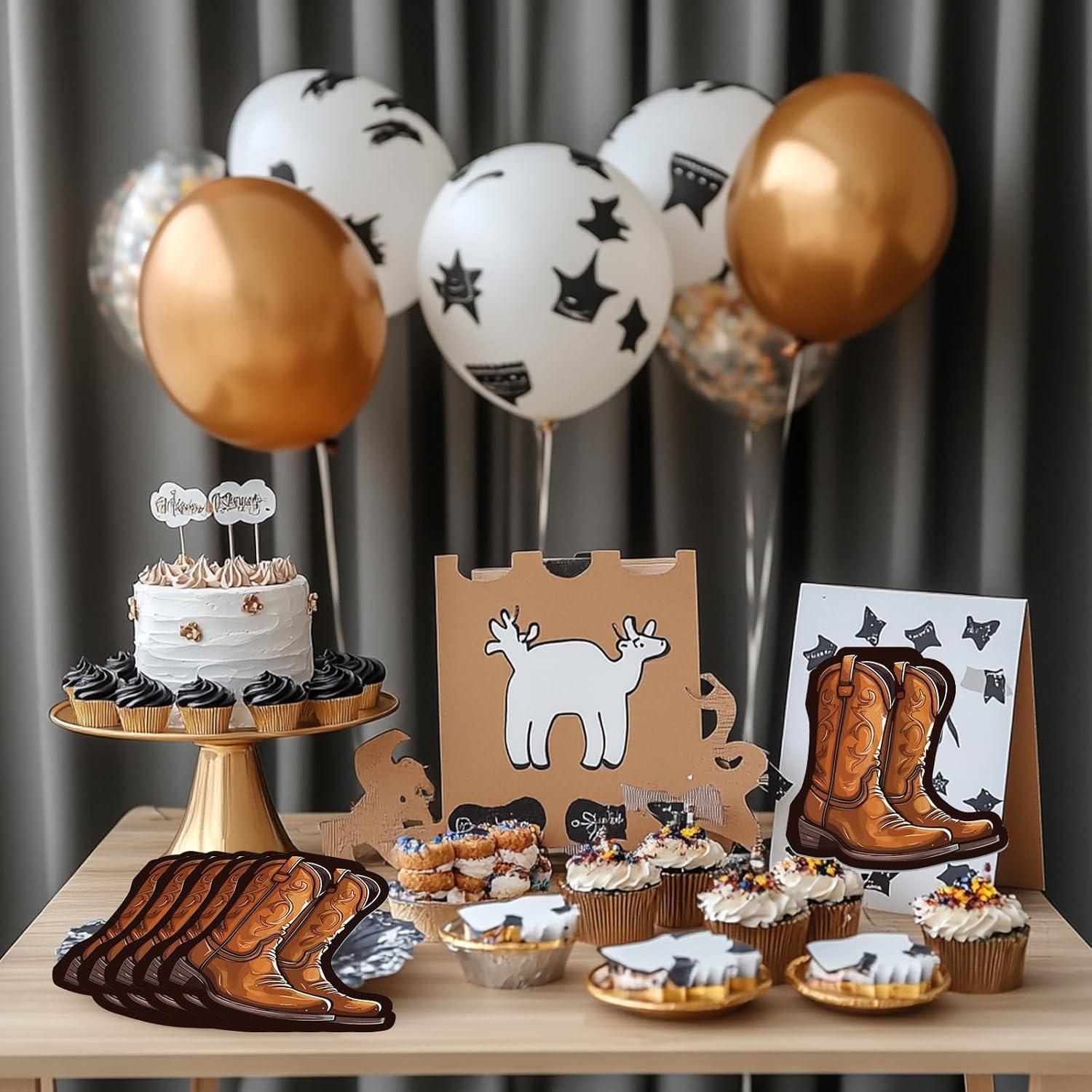 100 Servilletas de Papel Western Bota Cowboy 32x32 cm