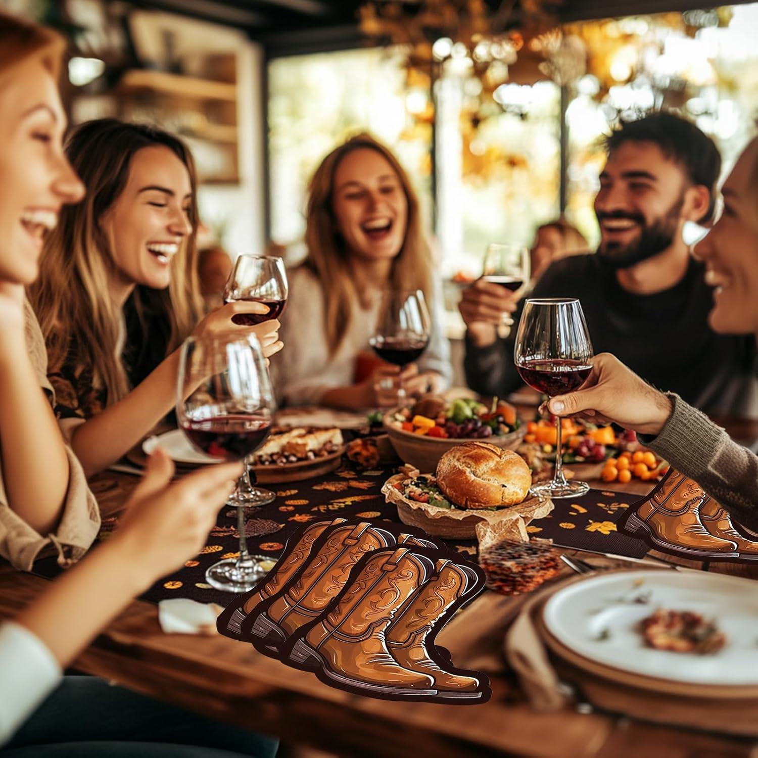 100 Servilletas de Papel Western Bota Cowboy 32x32 cm