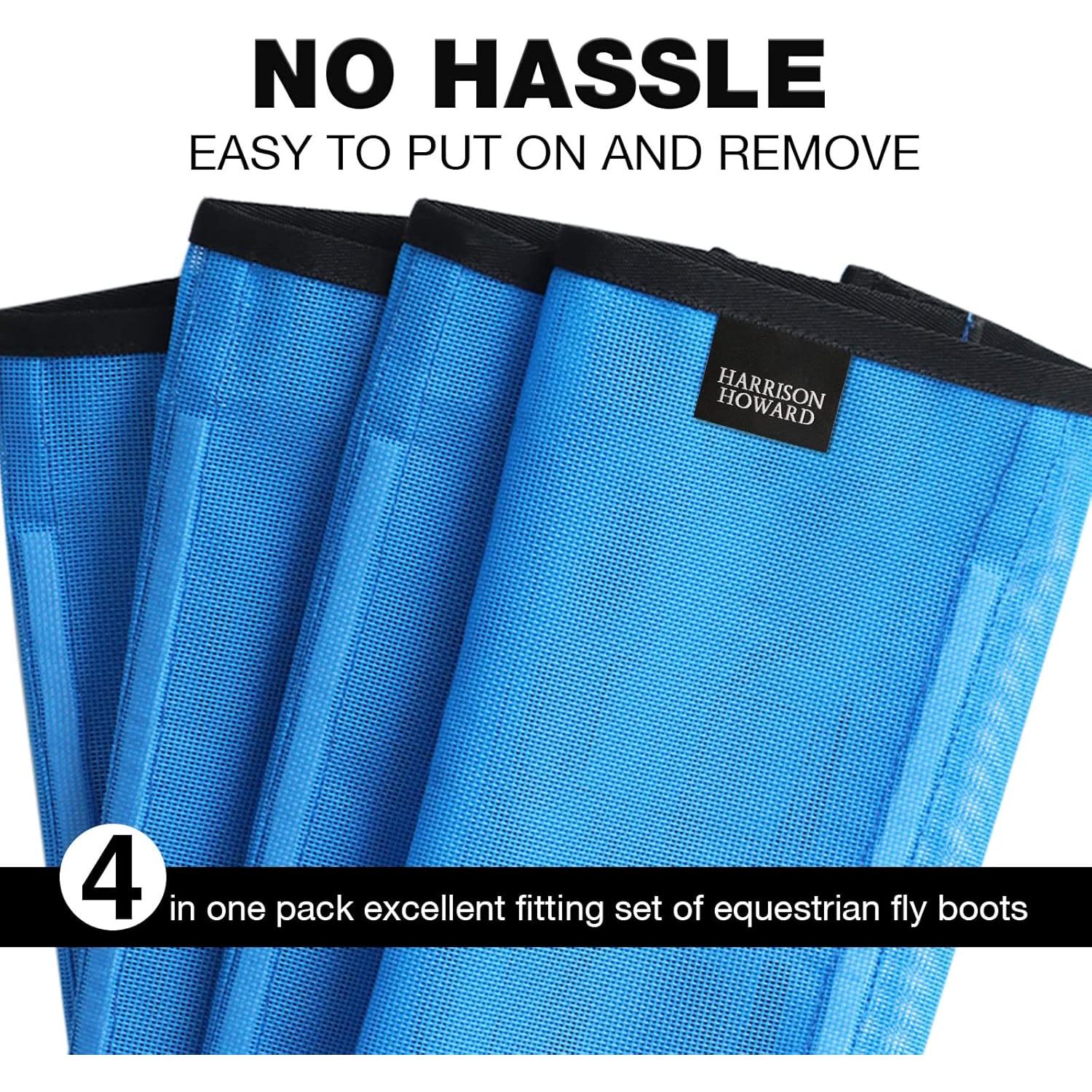 Botas de Mosca Harrison Howard Medianas Azul Cielo UV 4 Piezas