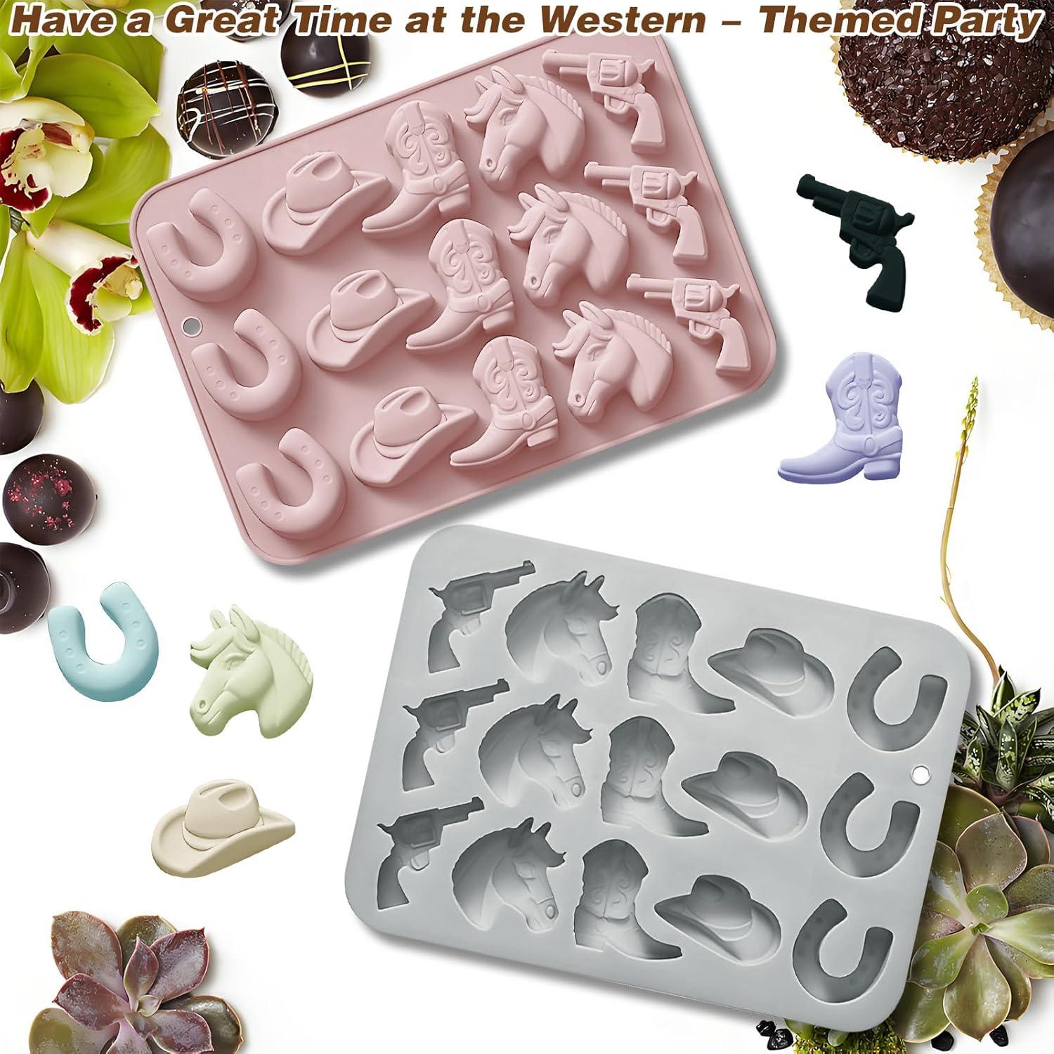 Moldes de Silicona para Chocolate HINGTAI - Sombrero y Bota