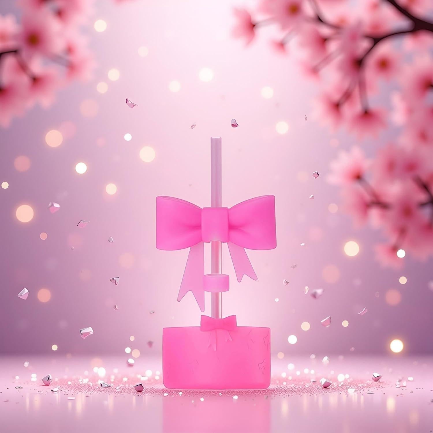 Set Tapa de Pajita Lazo y Manga Silicona WLngtv para Stanley