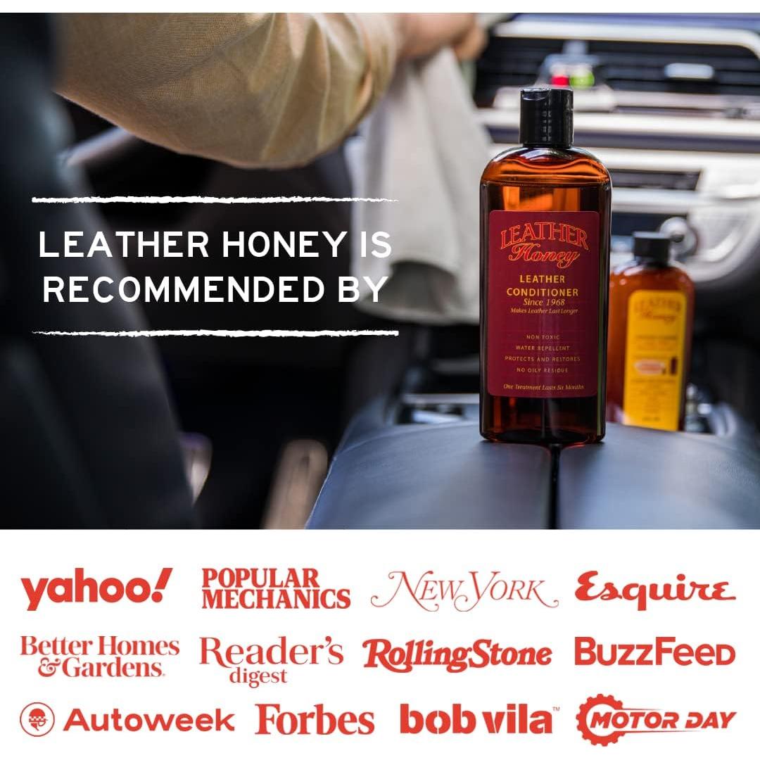 Kit de Cuidado del Cuero Leather Honey: Limpiador y Acondicionador