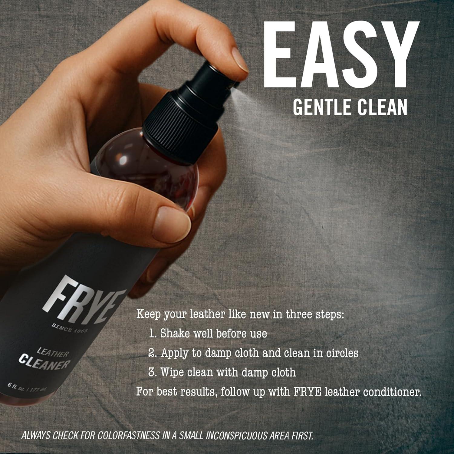 Limpiador de Cuero FRYE 177ml - No Tóxico, Hecho en EE. UU.