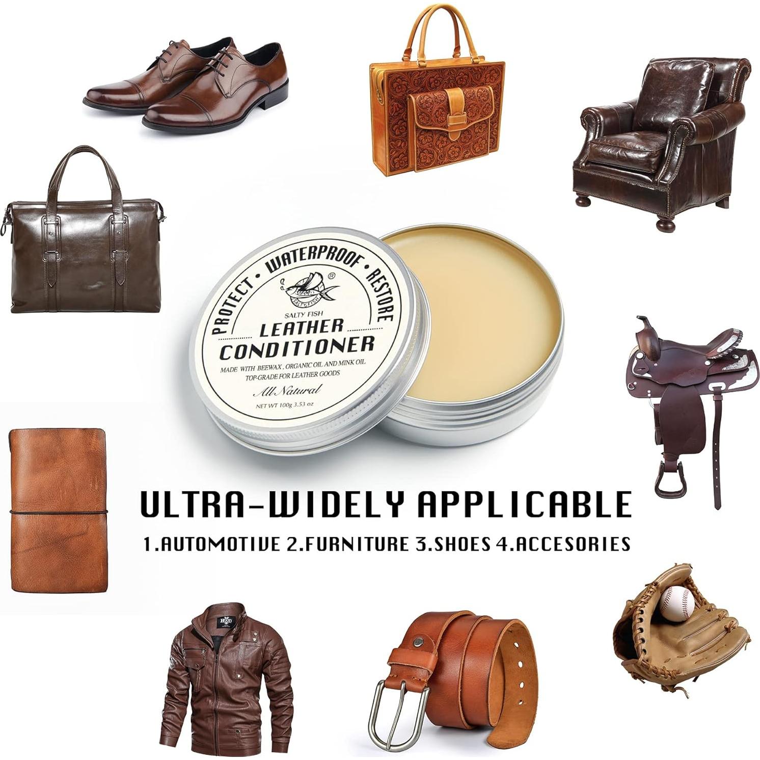 Acondicionador y Limpiador de Cuero 100% Natural Salty Fish 100g