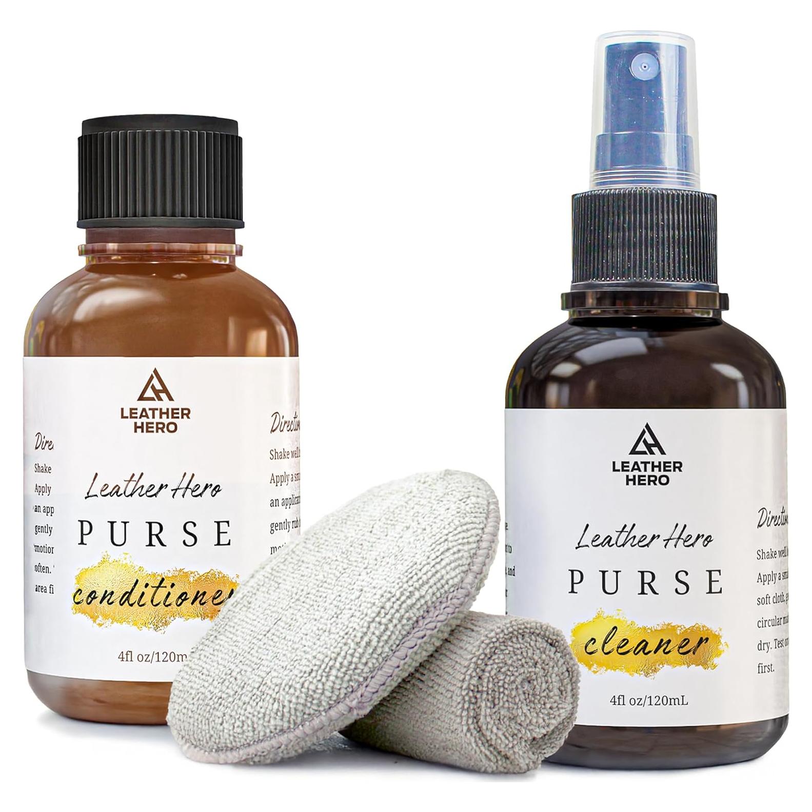 Kit de Cuidado de Cuero - Limpiador y Acondicionador 4oz