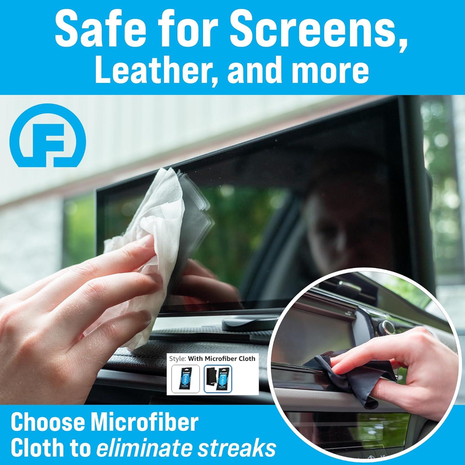 Toallitas para Interior de Auto Fortress - Paquete de 2 (25 ct)