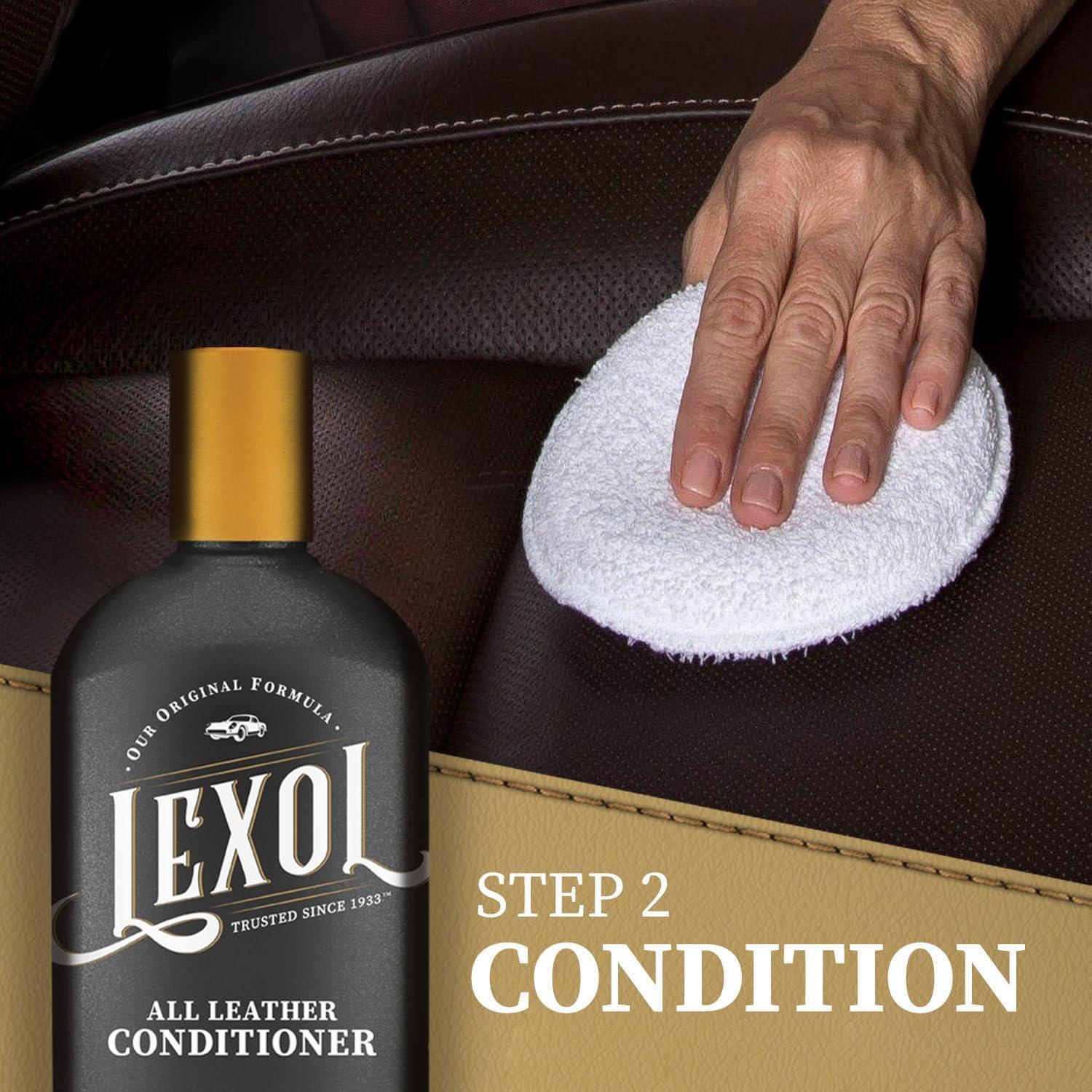 Kit de Cuidado de Cuero Lexol 16.9 oz - Limpiador y Acondicionador