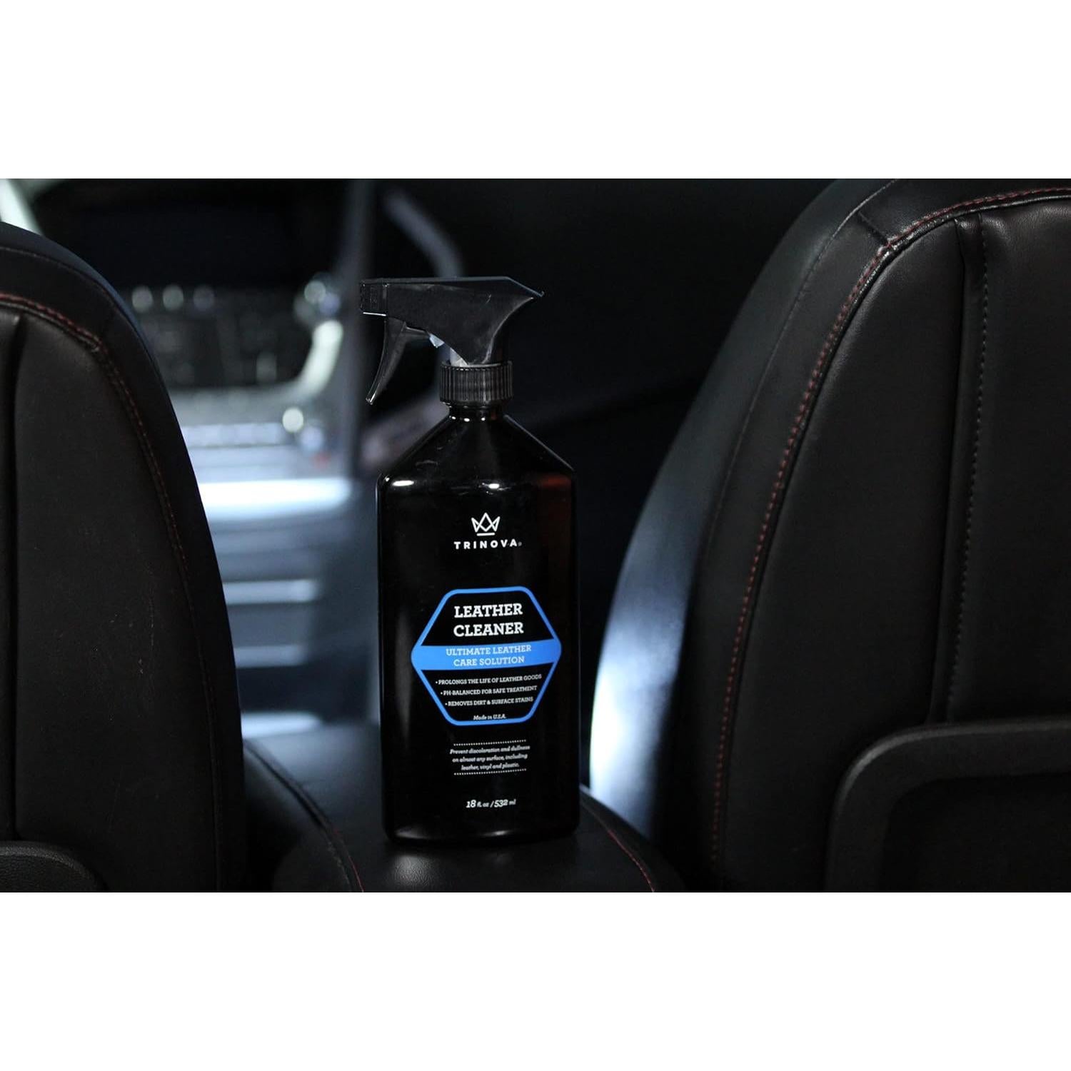 Limpiador de Cuero TriNova 510ml para Sofás y Vehículos
