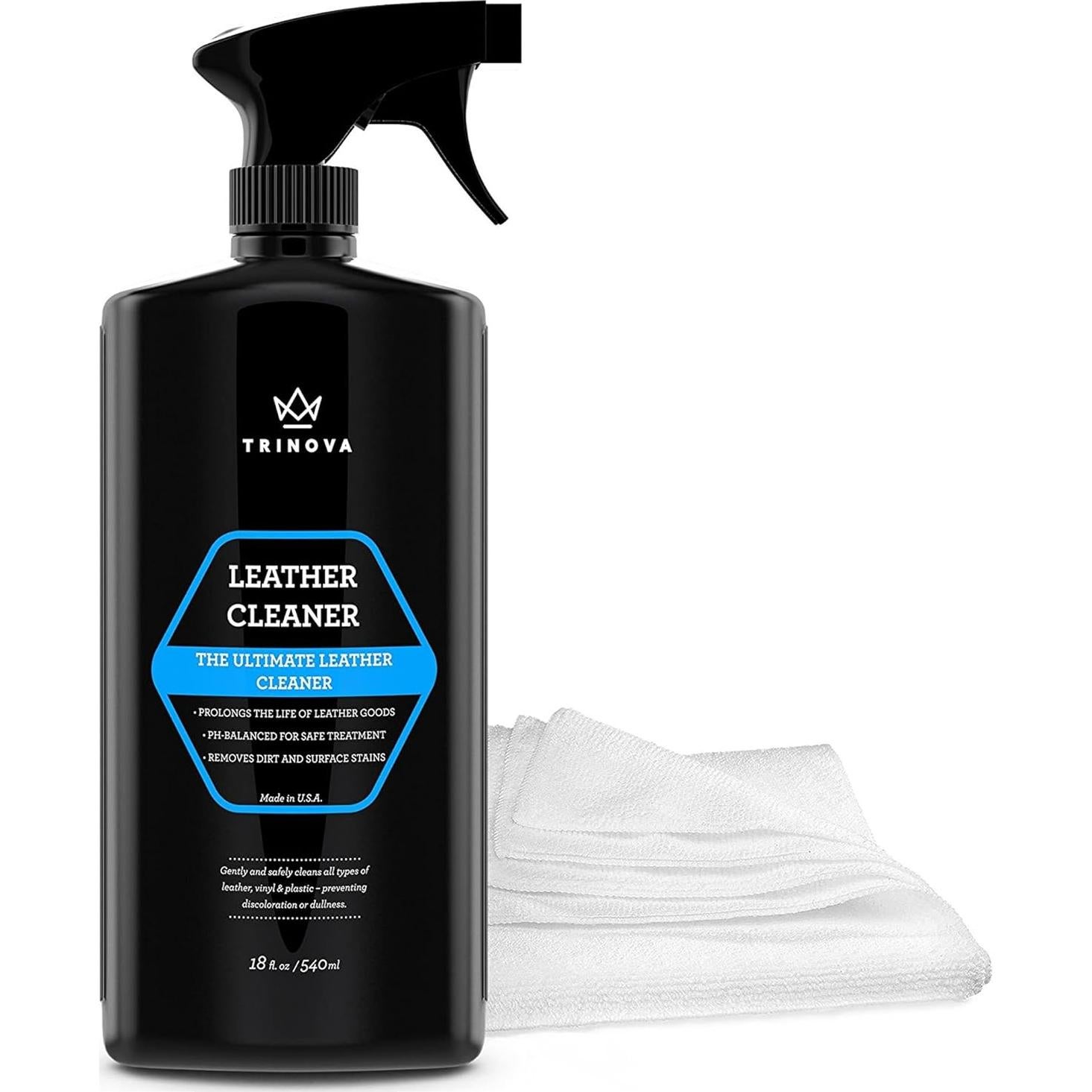 Limpiador de Cuero TriNova 510ml para Sofás y Vehículos