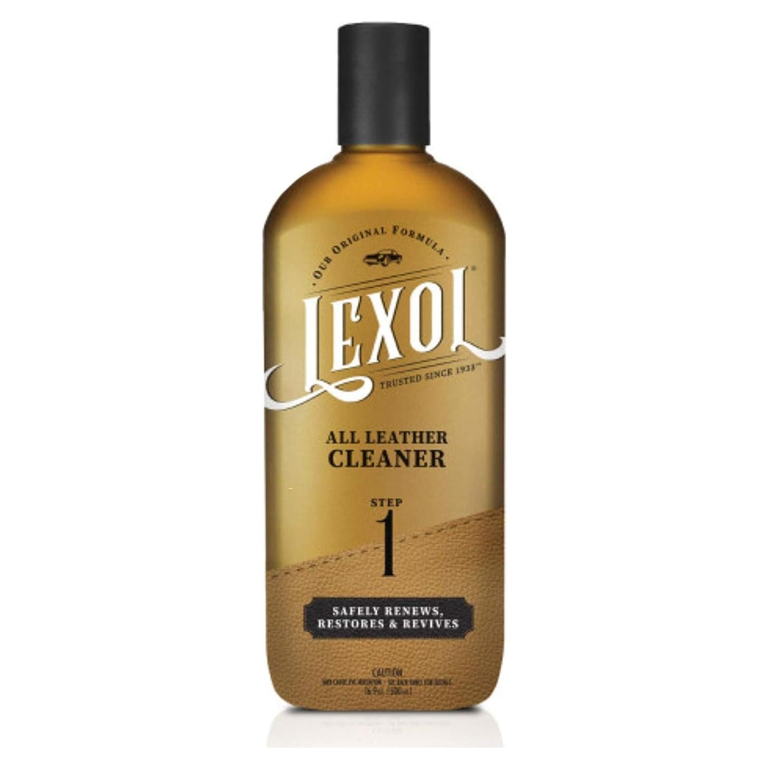 Limpiador de Cuero Lexol 500 ml - pH Balanceado Antibacteriano