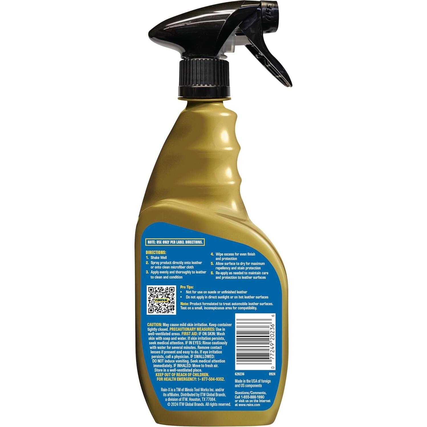 Limpiador Acondicionador Repelente de Cuero Rain-X 0.54 kg