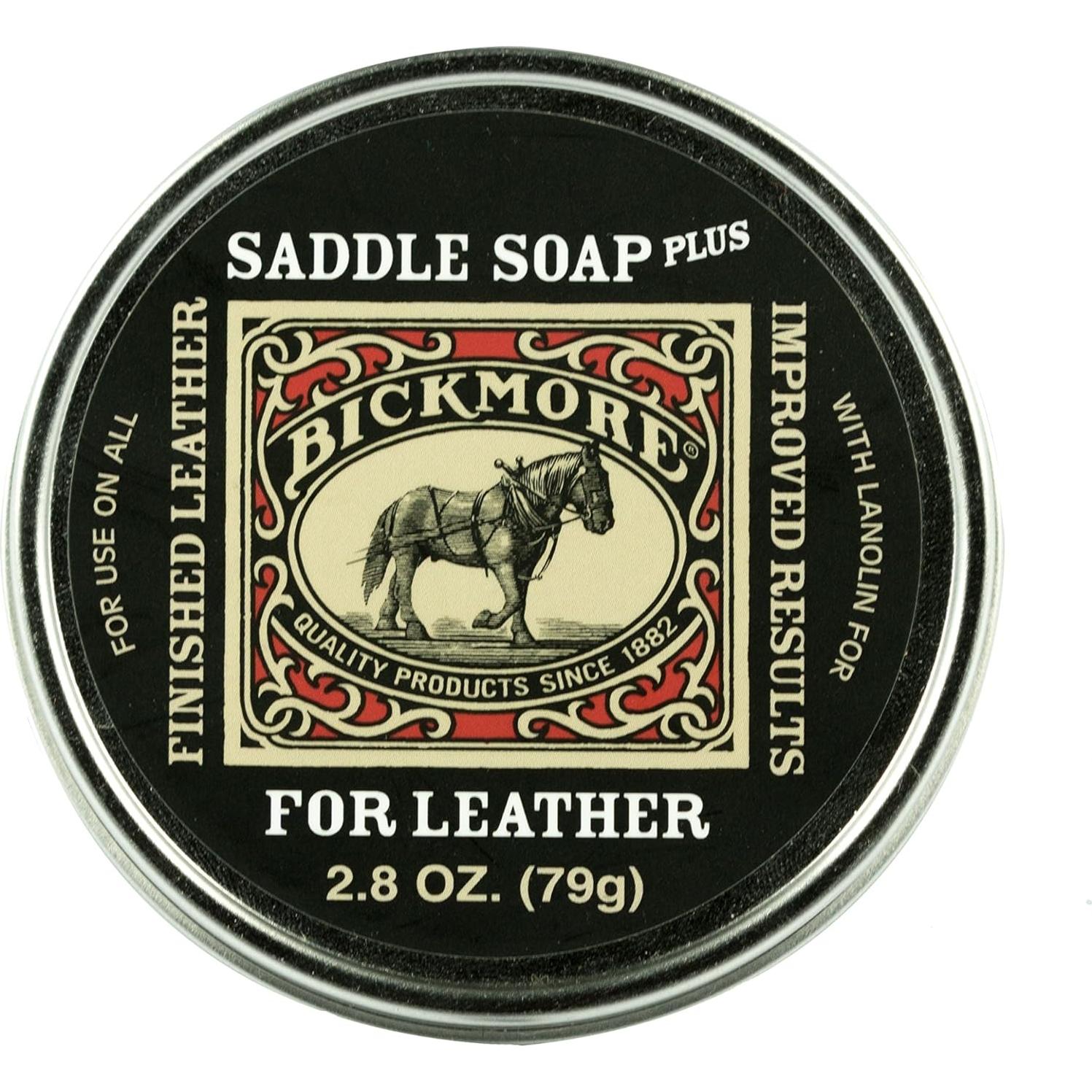 Jabón para Sillas Bickmore 79.4g - Limpiador y Acondicionador de Cuero